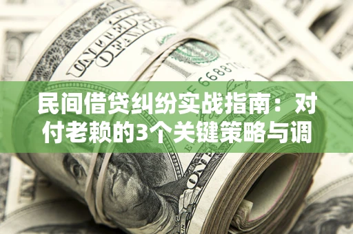 济南民间借贷纠纷实战指南：对付老赖的3个关键策略与调解盲区解析