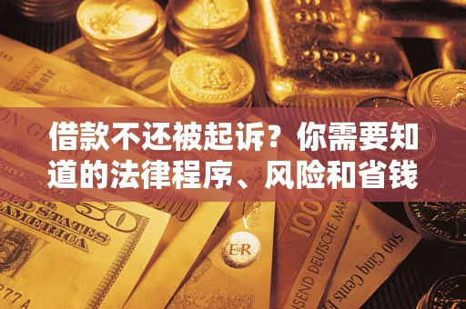 济南借款不还被起诉？你需要知道的法律程序、风险和省钱技巧
